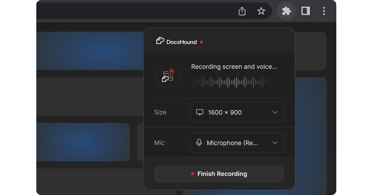 Transform **daily work** into documentation without interruption, capturing processes **exactly as they happen**